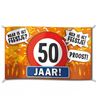 Gevel vlag 50 jaar XXL