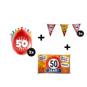 Versieringspakket 50 jaar (XL) Sarah