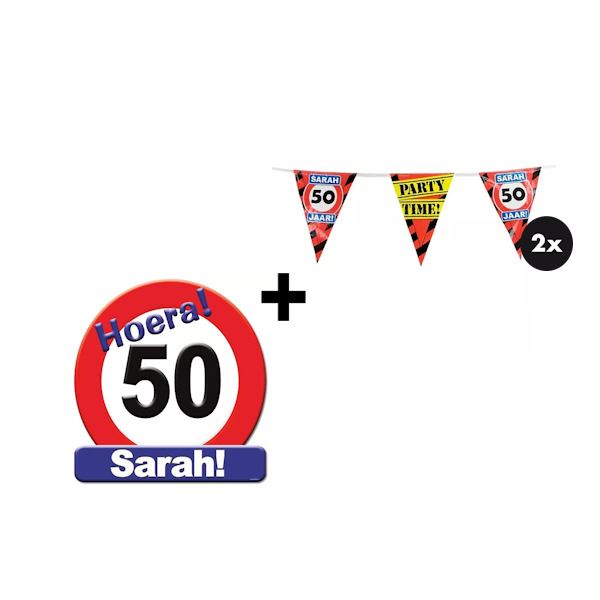Versieringspakket 50 jaar (L) Sarah
